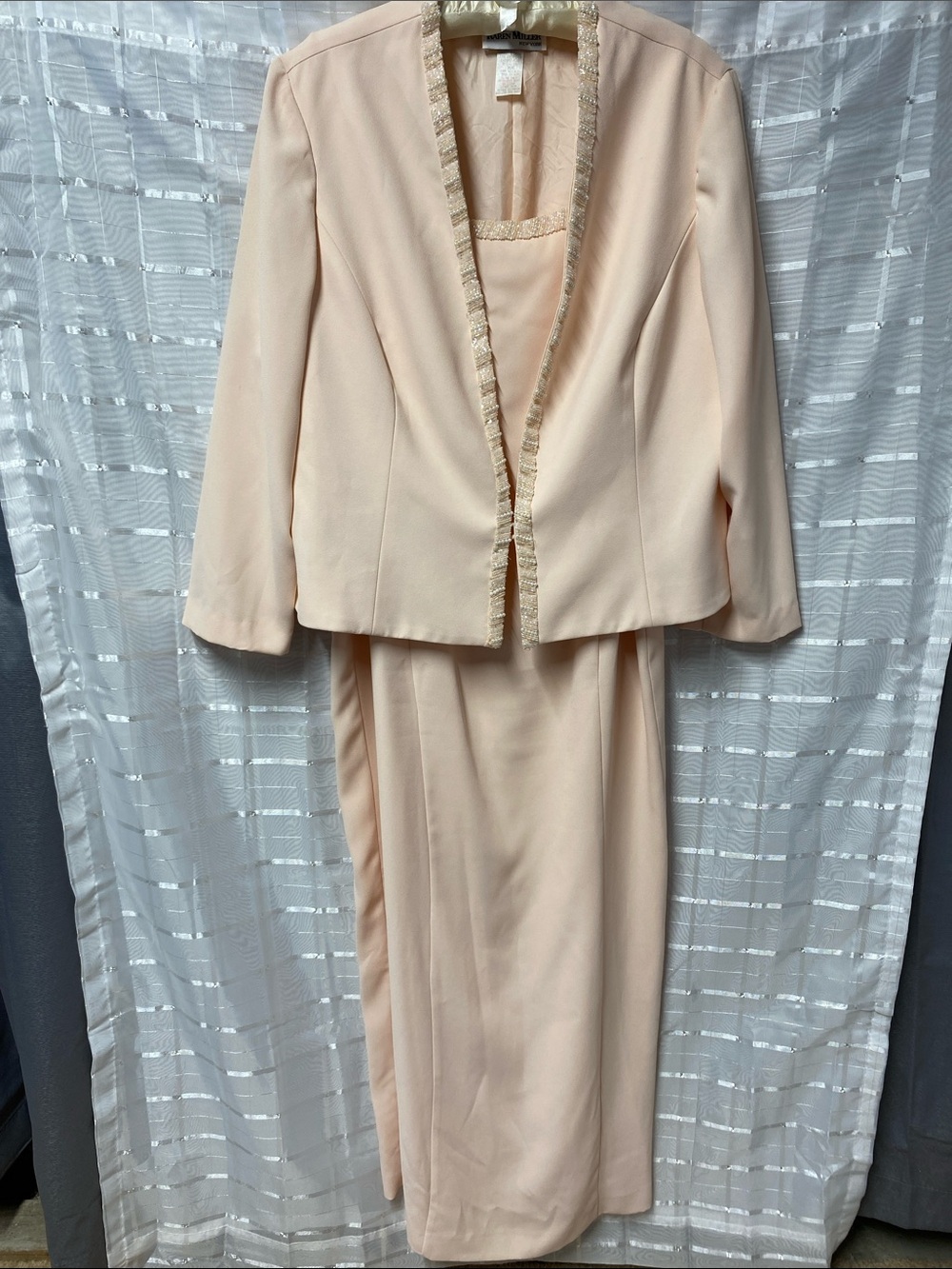 Karen Millen Pale Blush Lined Jacket